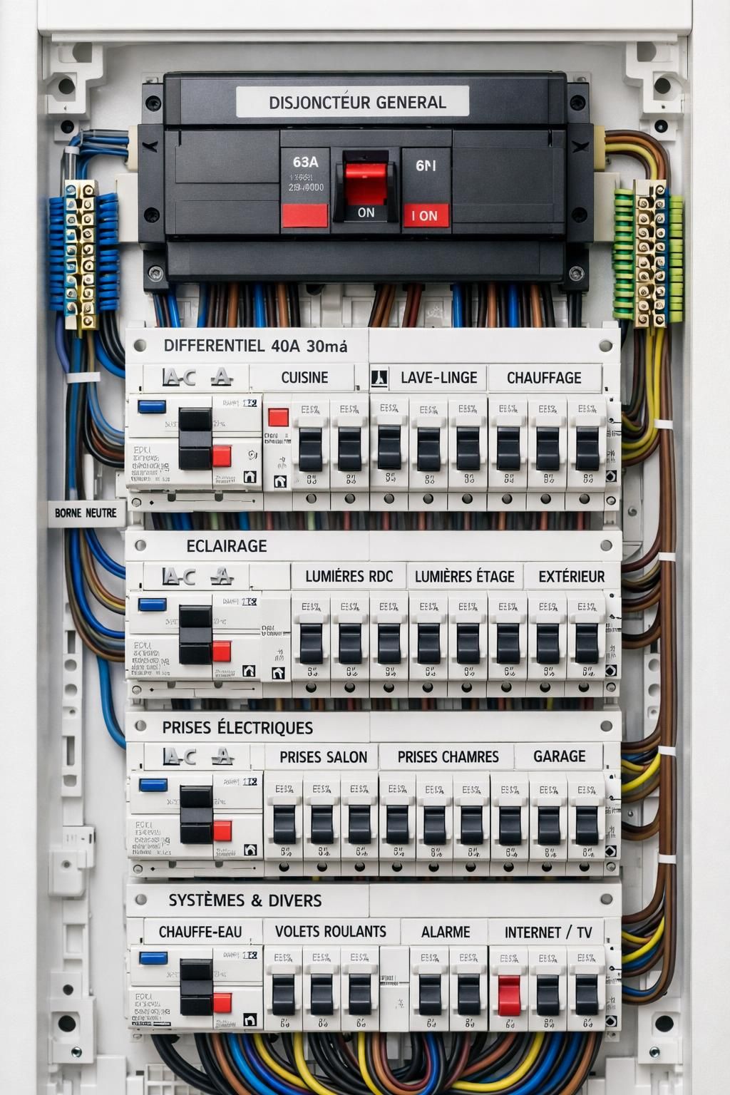 découvrez tout sur le disjoncteur général : son rôle essentiel, comment choisir le bon calibre et où le positionner correctement dans le tableau électrique pour garantir la sécurité de votre installation.